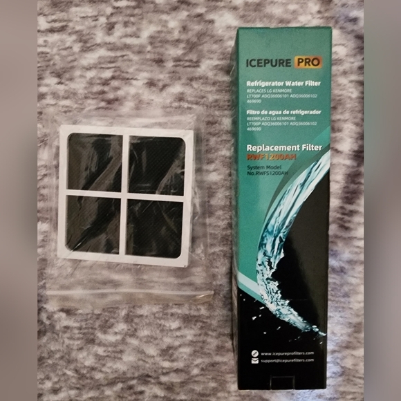 NIB IcePure Pro refrigerator water filter and air filter replacement - Picture 1 of 9